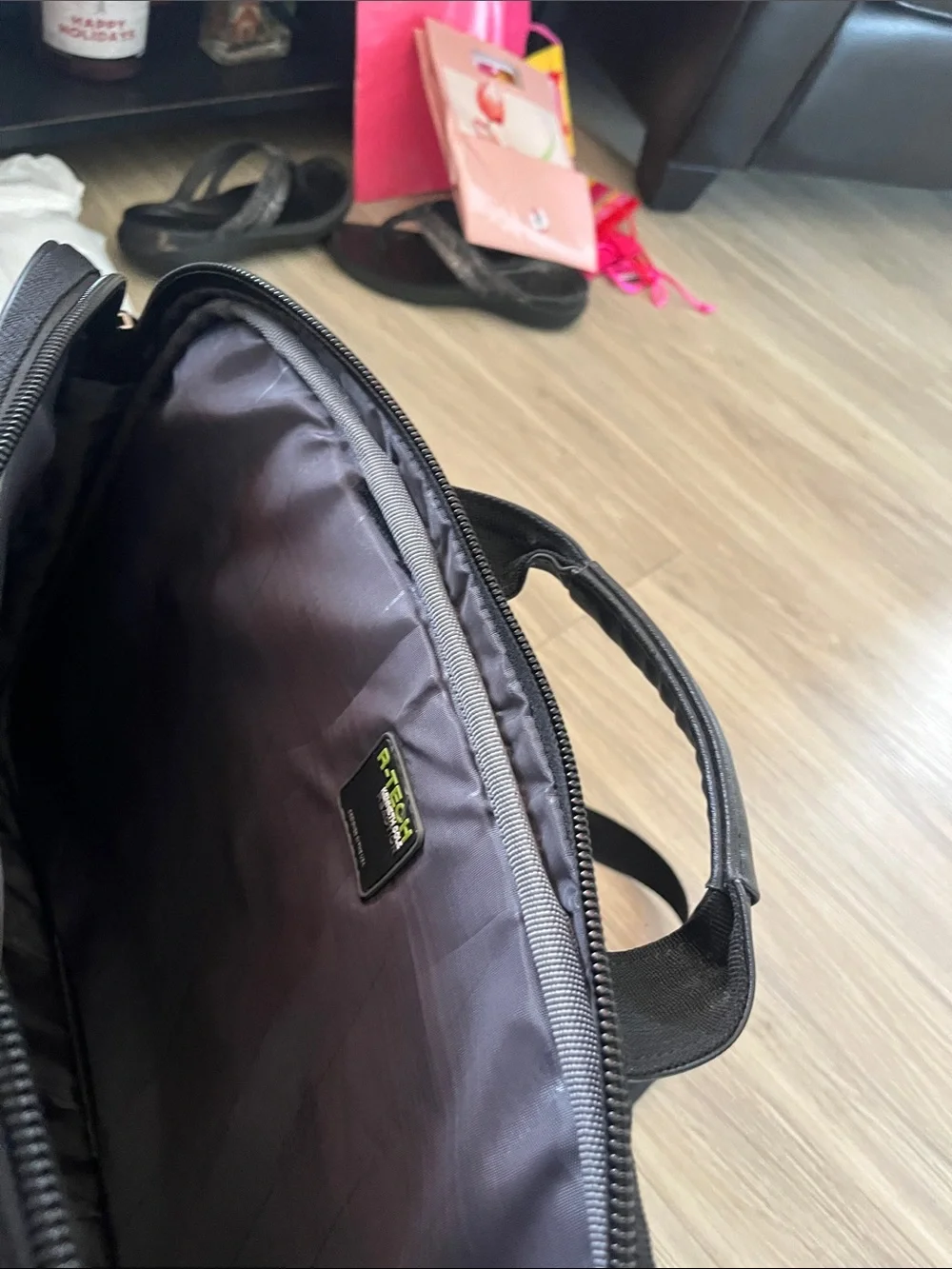 Black Men’s Laptop Briefcase Shoulder Bag Kenneth Cole Reaction